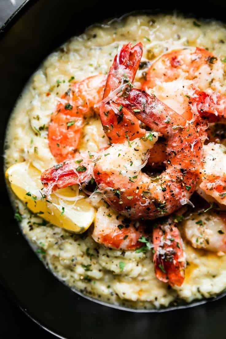 Prosecco Butter Poached Shrimp