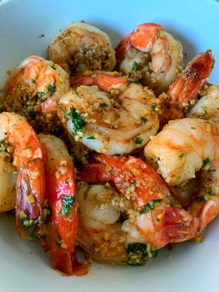 Garlic Pepper Shrimp Scampi