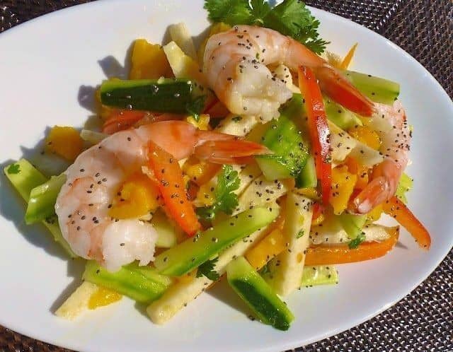 Colossal Shrimp, Mango & Cucumber Salad