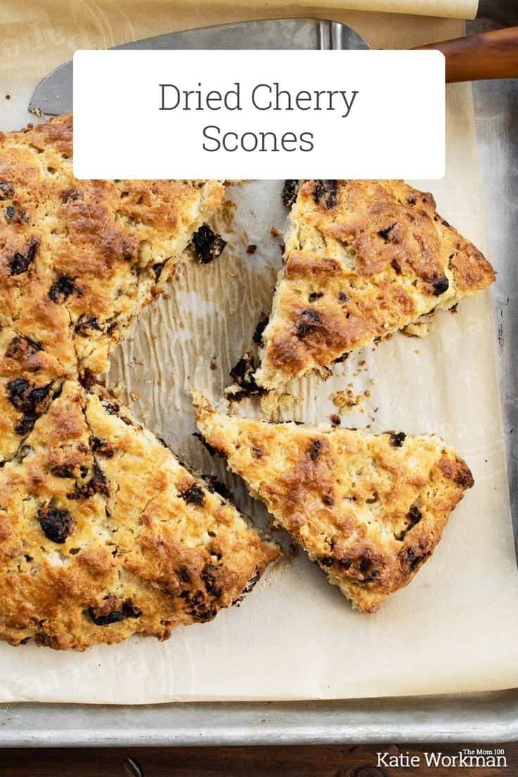 Moist Dried Cherry Scones