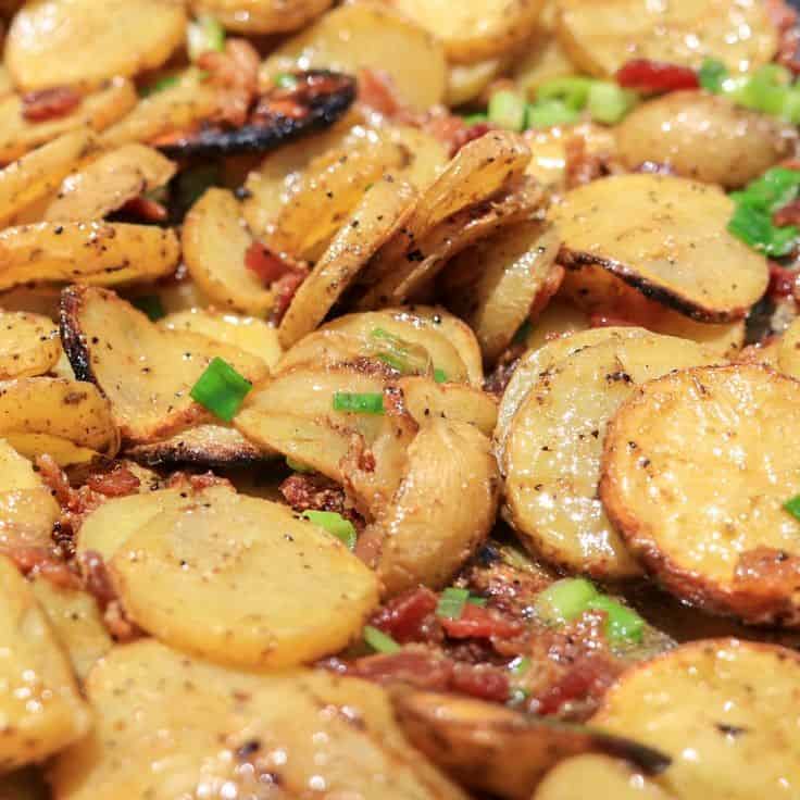 Grilled Potato Salad With Bacon Vinaigrette