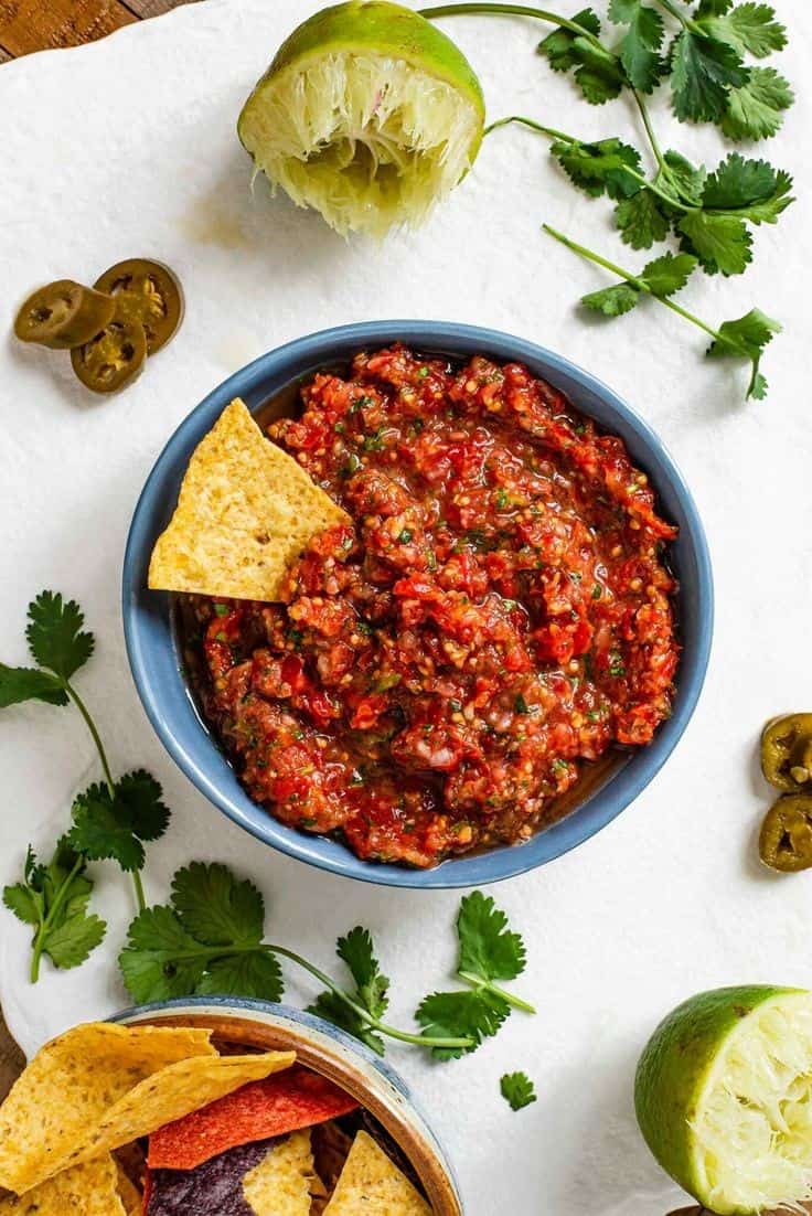 Easy Grape Tomato Salsa