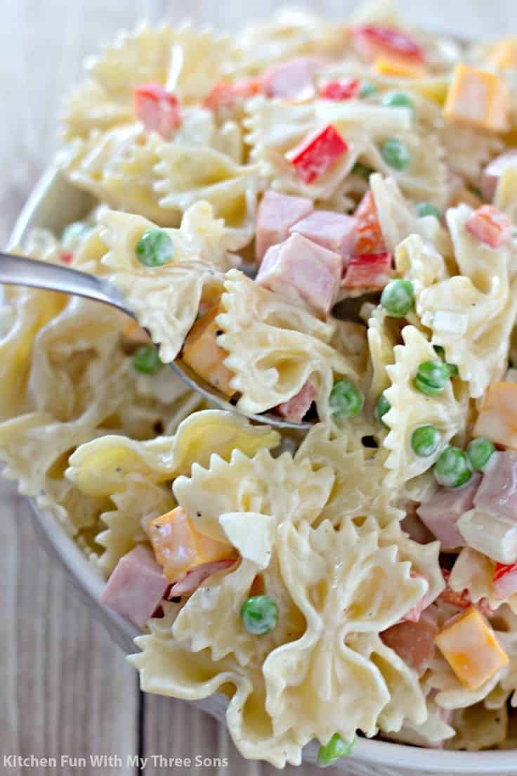 Creamy Bow Tie Pasta Salad