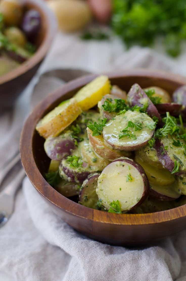 Red, White, And Blue Potato Salad