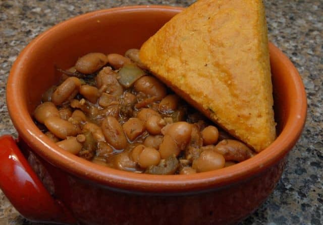 Stewed Mayocoba Beans