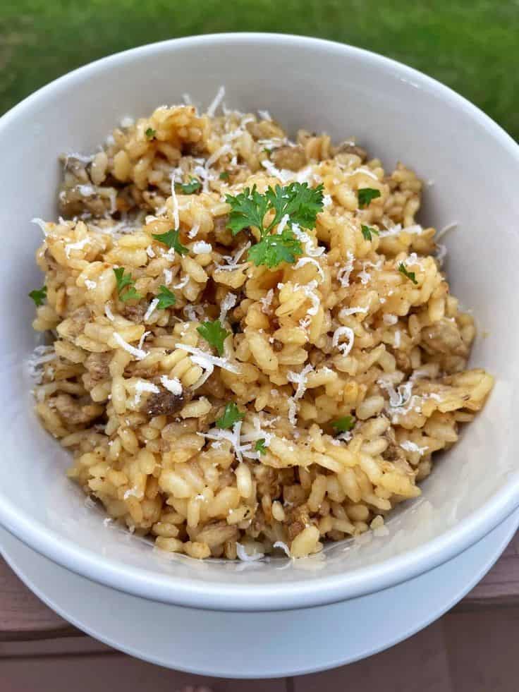 Lion’s Mane Mushroom Risotto