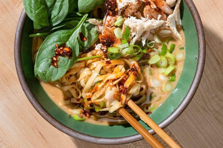 Easy One-Bowl Spicy Chicken Ramen