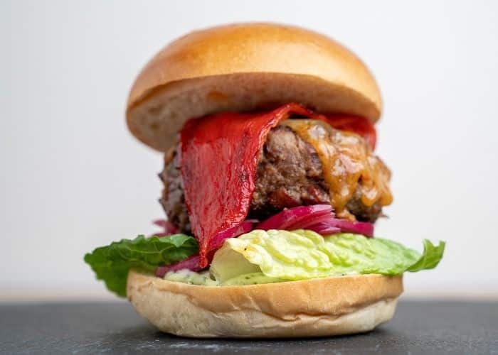 Beef, Venison, And Chorizo Burger