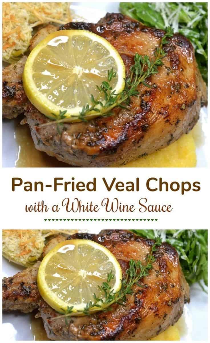 Veal Chops In White Wine Sauce