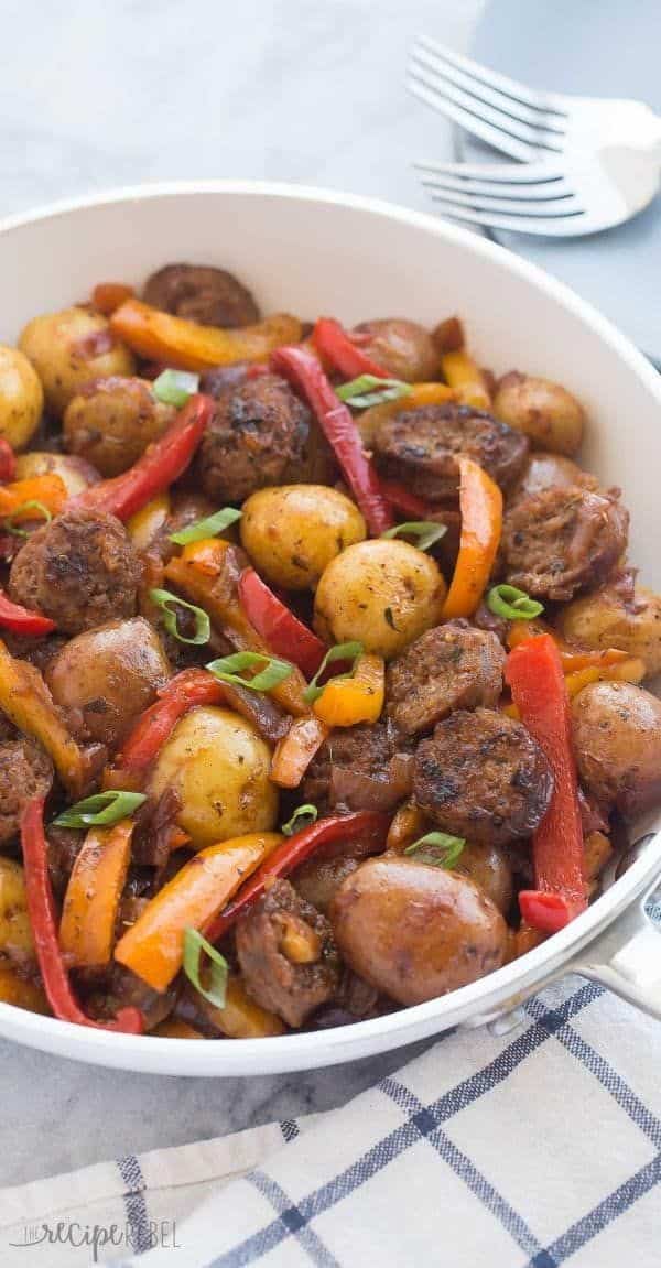 Quick Barbecue Potato Skillet