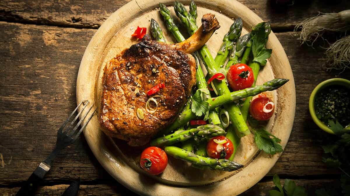 Veal Chops With Savoury Fruit Relish