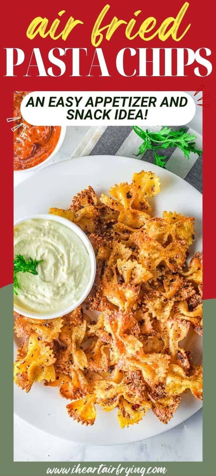 Air Fryer Pasta Chips