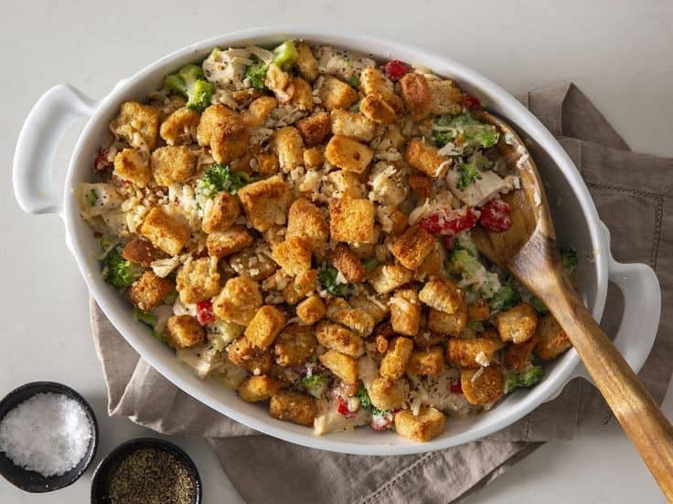 Crouton Chicken Cobbler