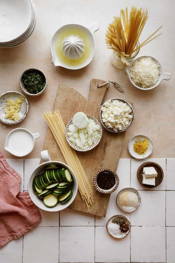 Creamy One-Pot Lemon Zucchini Linguine