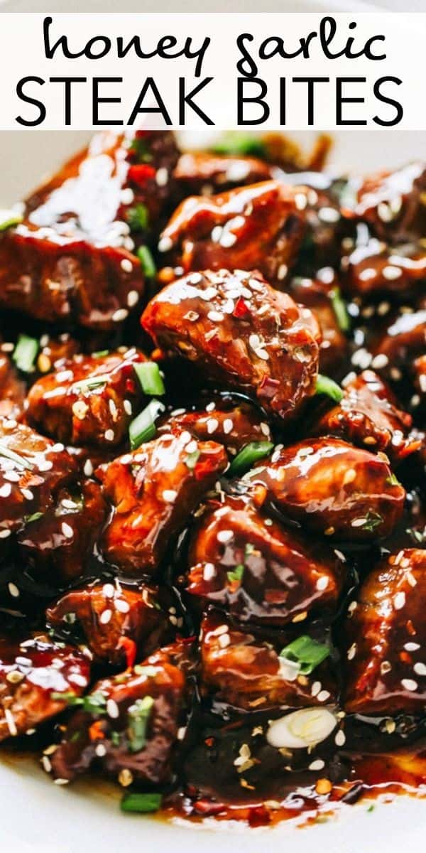 Honey Garlic Steak Bites