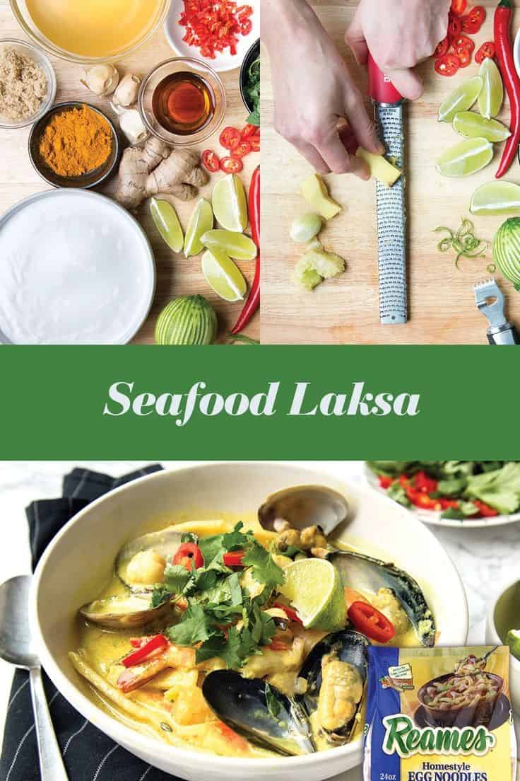 Seafood Laksa With Coconut