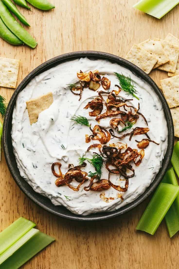 Savory Whipped Cottage Cheese Dip (Low Carb)