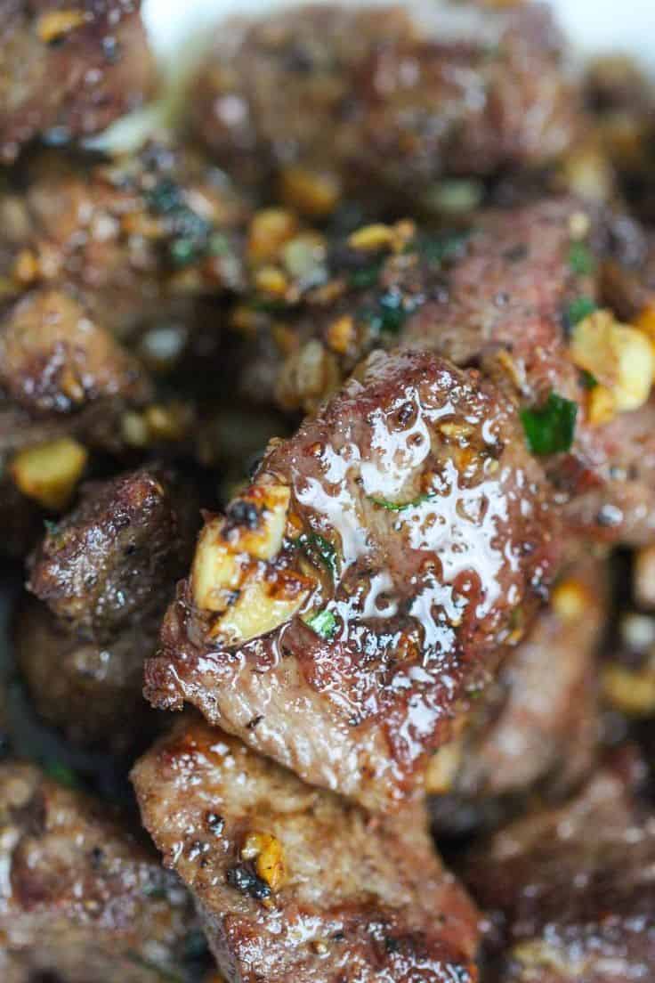 Garlic Butter Steak Tips