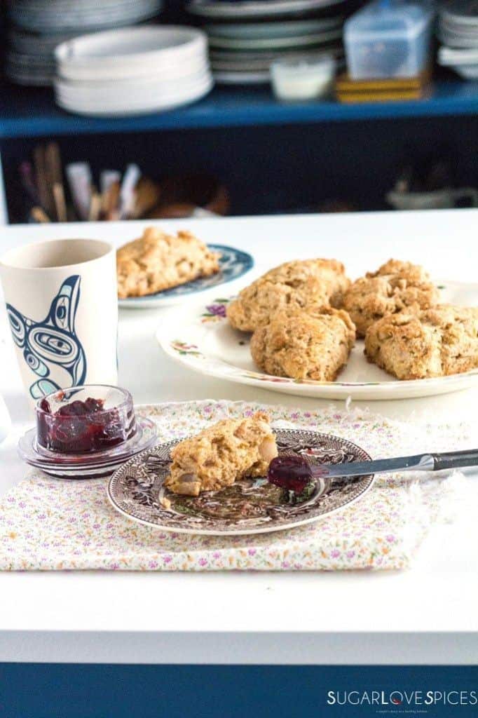 Pear And Ricotta Spelt Scones