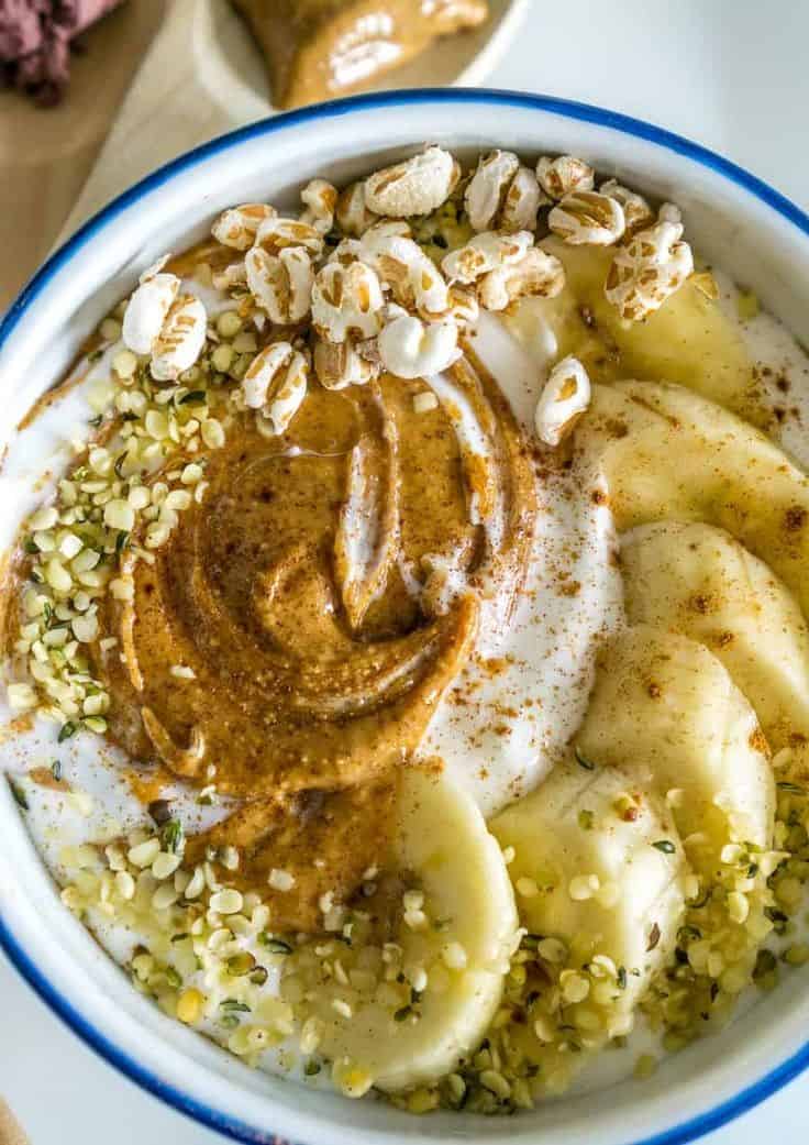 Whipped Cottage Cheese With Almond Butter And Banana