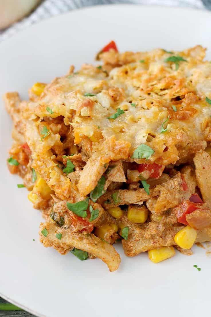 Tex Mex Tuna Noodle Casserole