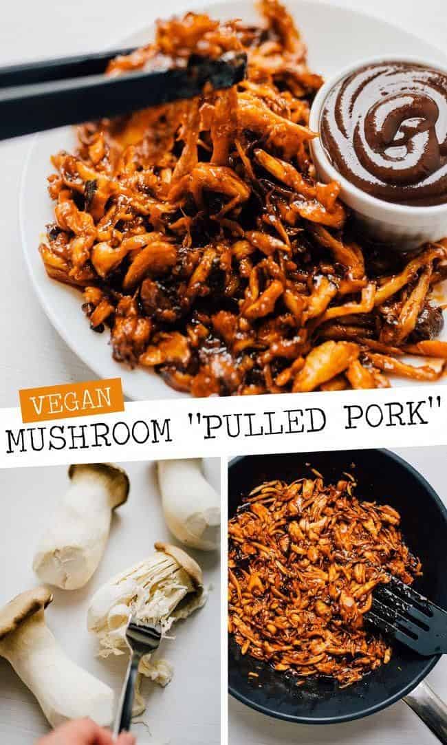 BBQ Pulled Mushrooms (Best Ever Vegan Pulled Pork!)