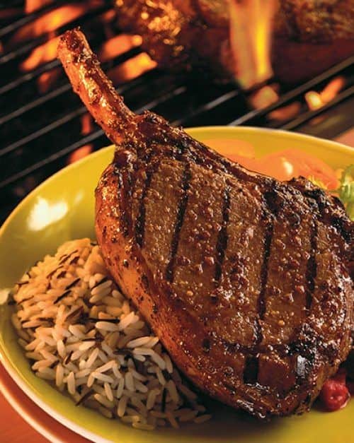 Veal Chops With Savoury Fruit Relish