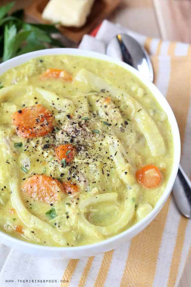 Creamy Chicken Noodle Soup