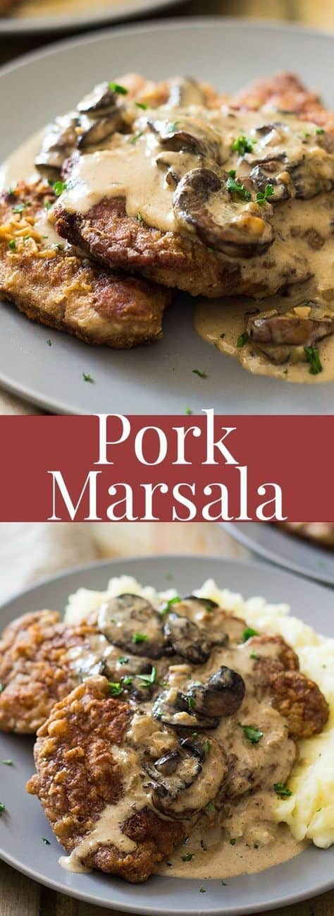 Pork Marsala