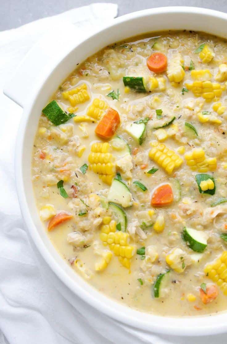 Corn And Zucchini Chowder