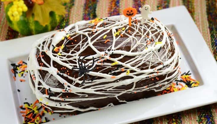 Halloween Spidery Spiced Zucchini Bread