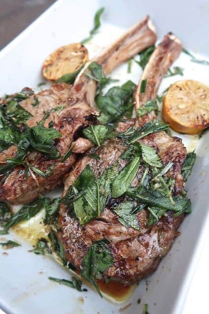 Tuscan-Style Bone-In Tomahawk Veal Chops