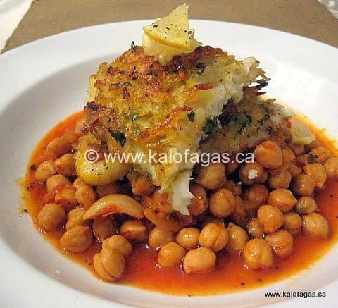 Sea Bream Baked With A Crispy Potato Crust