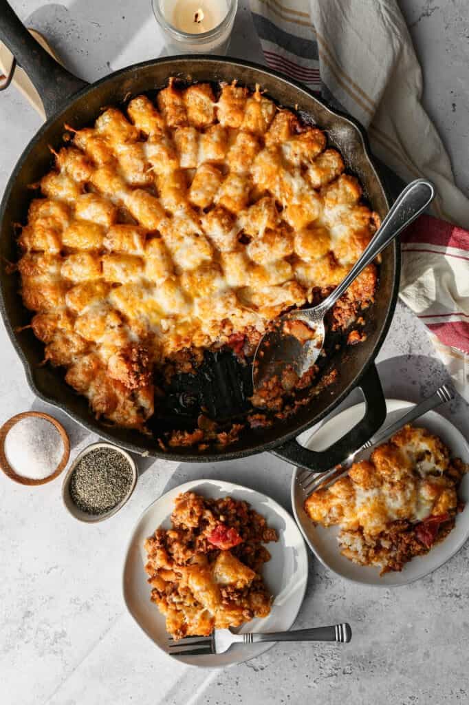 Gluten-Free Cheesy Tater Tot Casserole