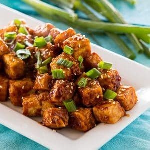 Crispy Air Fried Tofu