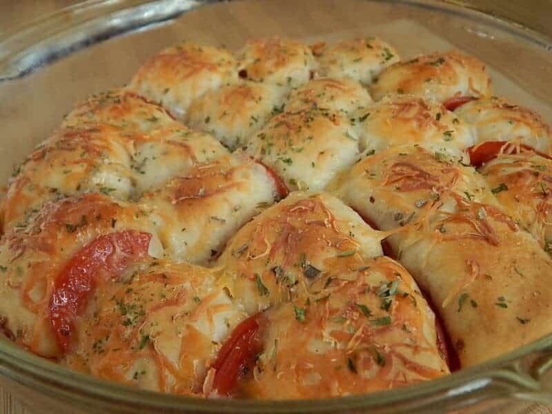 Skinny Pull Apart Pizza Bread