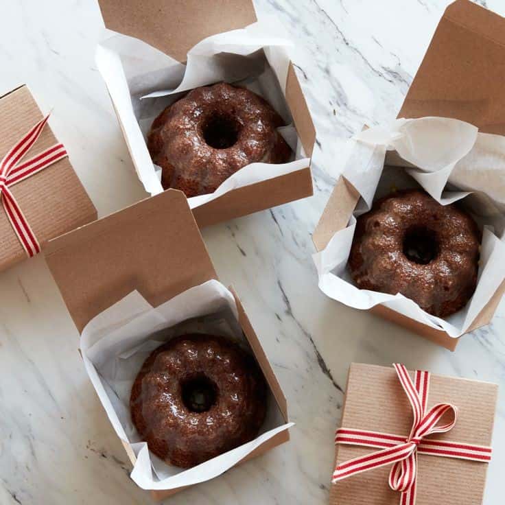 Sticky Toffee Mini Bundt Cakes