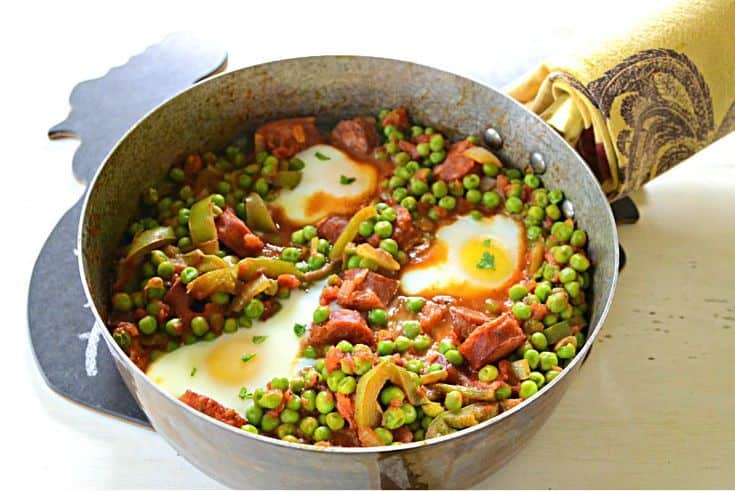 Peas Linguiça And Eggs