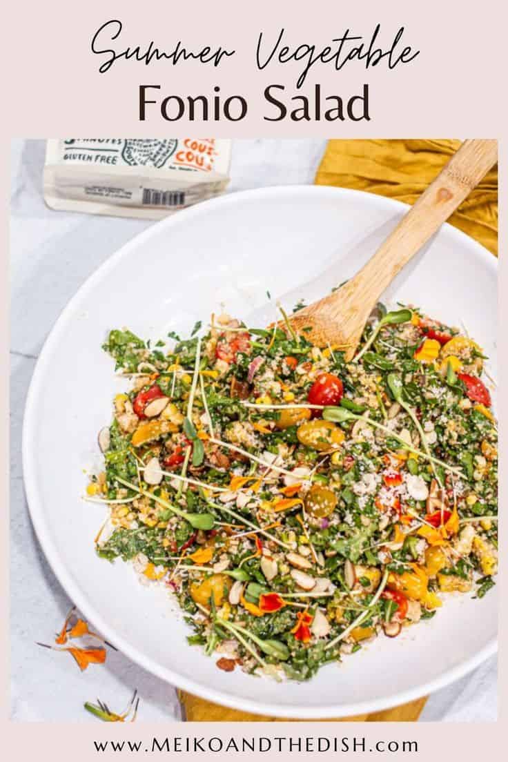 Summer Vegetable Fonio Salad