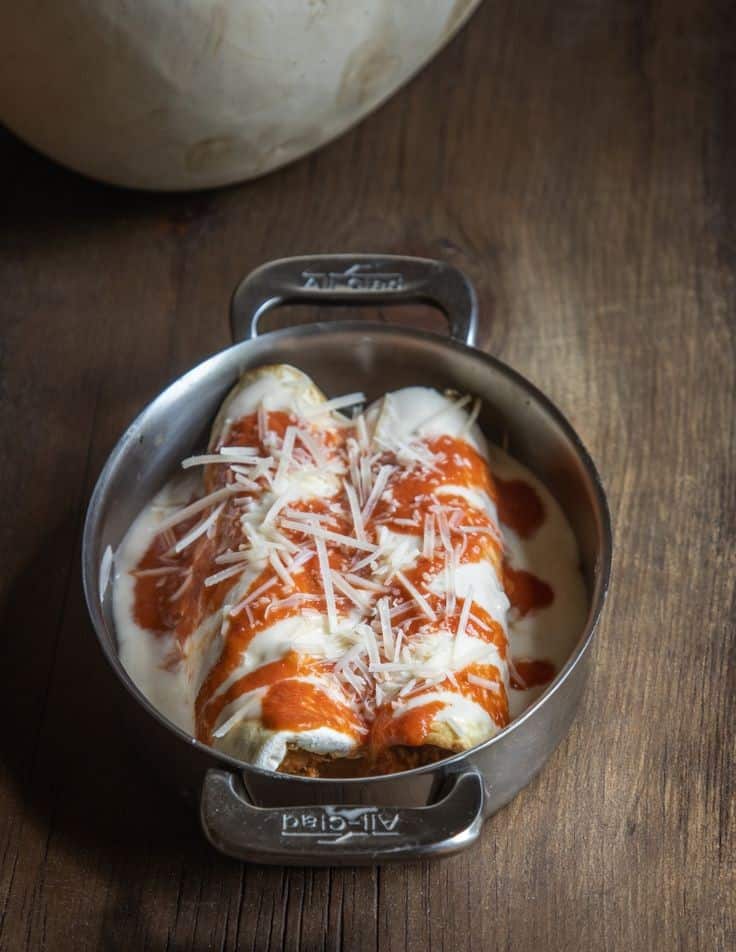 Lamb and Puffball Mushroom Cannelloni