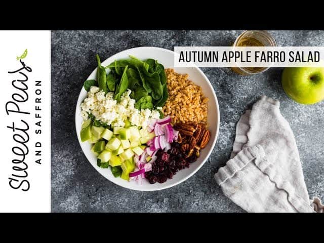 Farro Salad with Apples