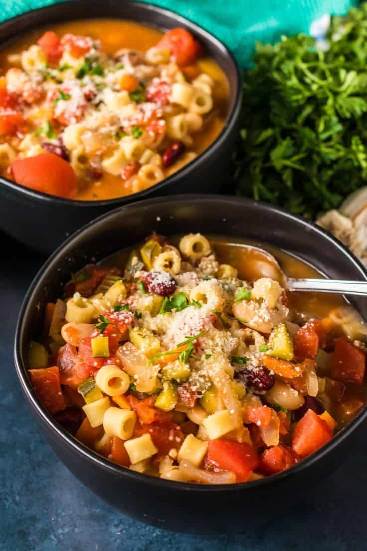 Slow Cooker Minestrone Soup