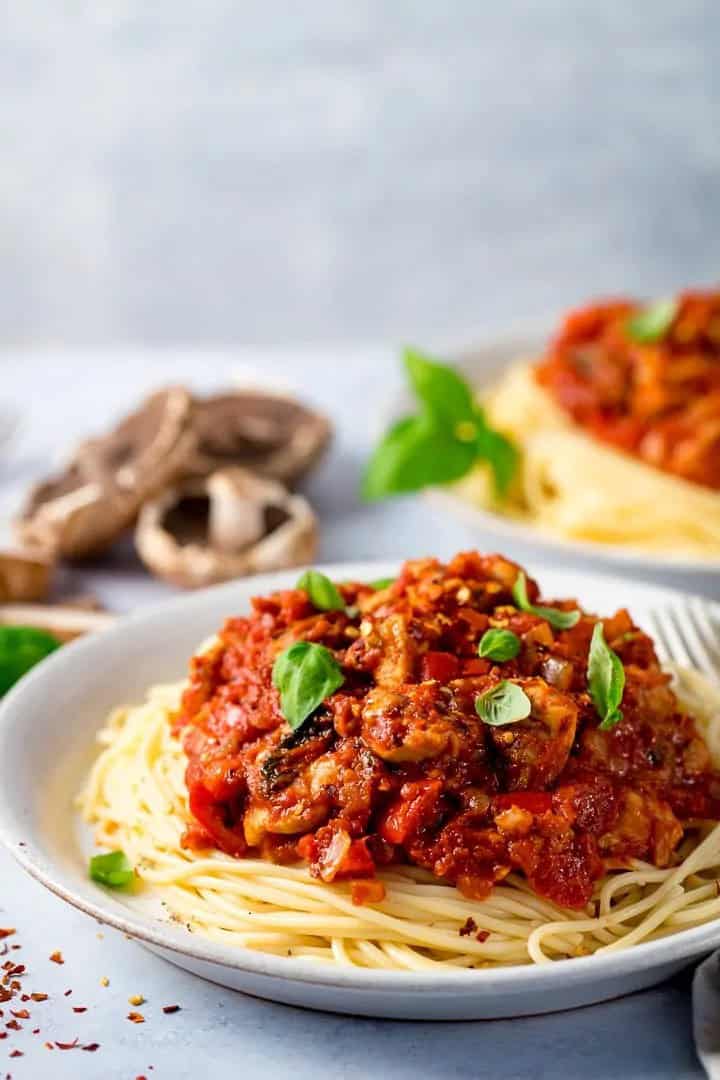 Chicken and Red Pepper Pasta