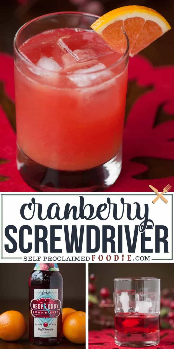 Cranberry Screwdriver