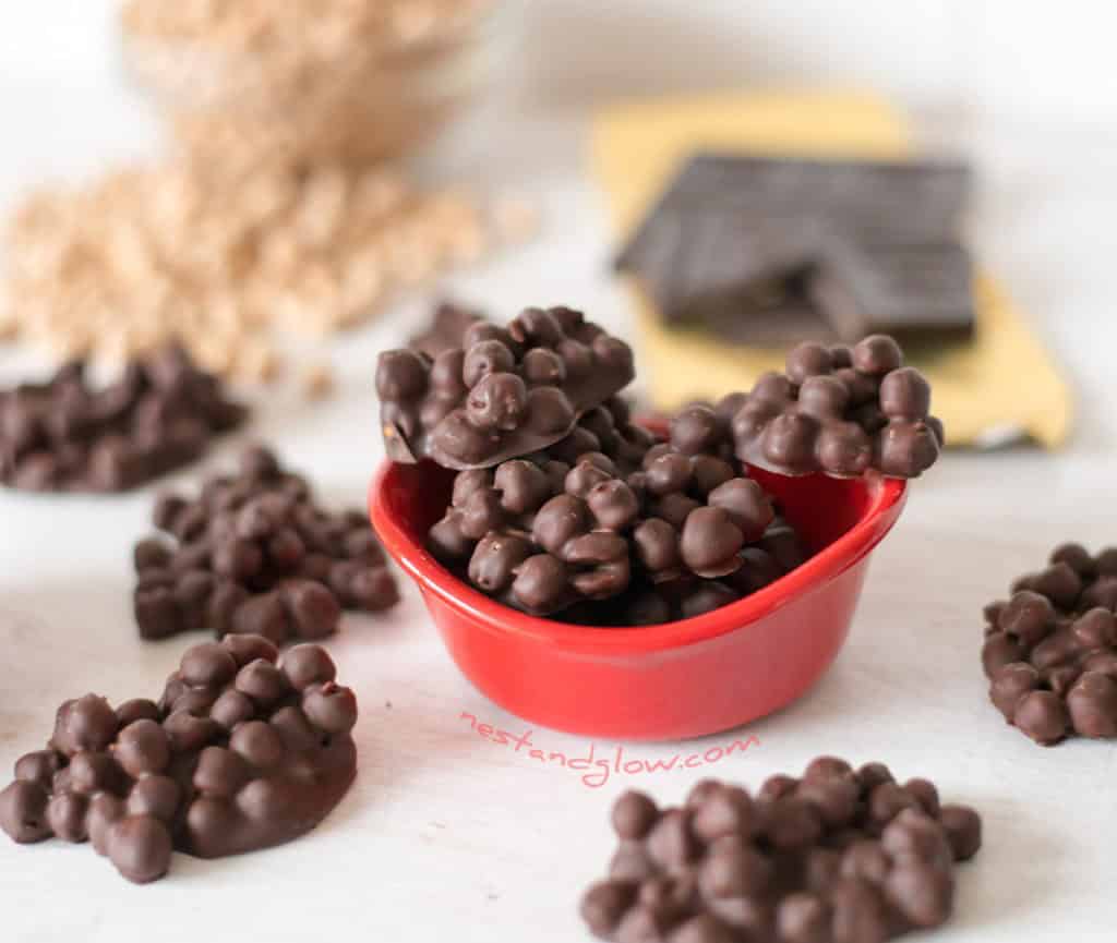 2-Ingredient Protein Candy – Chickpea And Chocolate Clusters Recipe