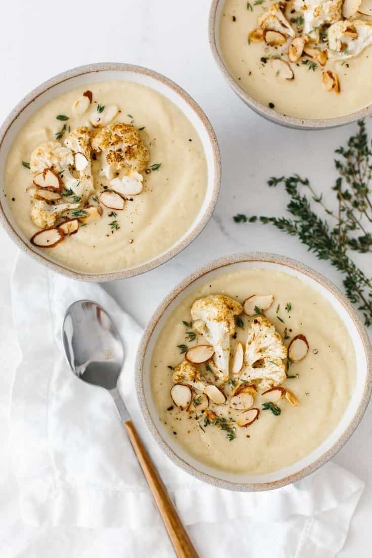 Roasted Cauliflower Soup