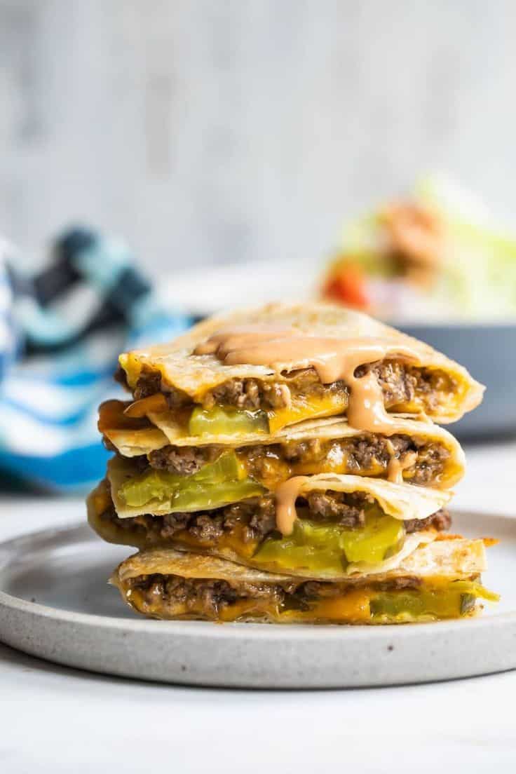 Holiday Leftover Quesadilla