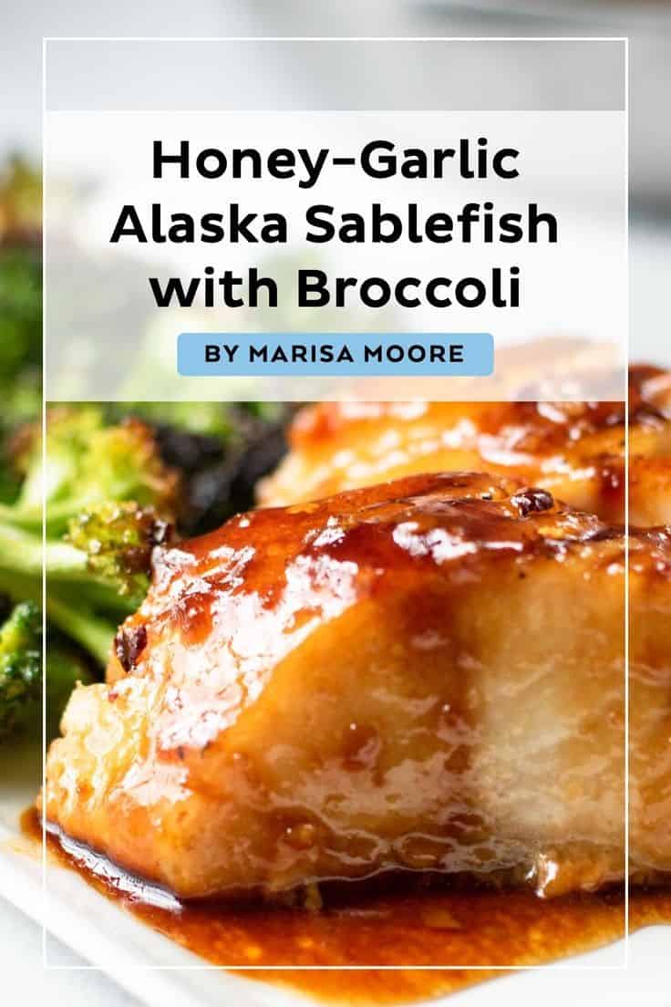 Honey Garlic Alaska Sablefish With Broccoli