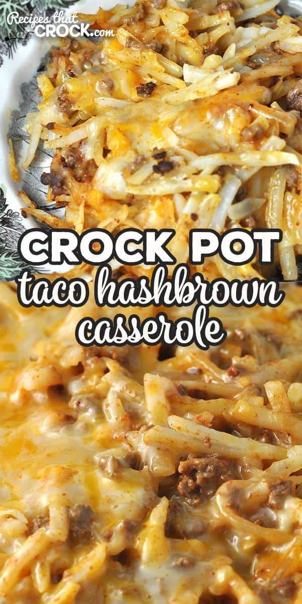 Slow Cooker Cheesy Hash Brown Casserole