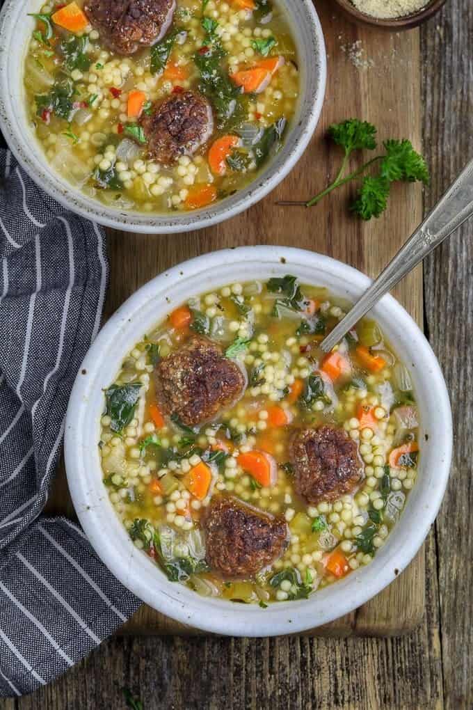 Vegan Italian Wedding Soup